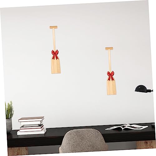 Anneome Wooden Oars Kids Playsets Wood Paddle for Christmas Unfinished Wooden Paddle for Painting Pine Wood Paddle Wooden Oar Toy Wood Paddle Anneome