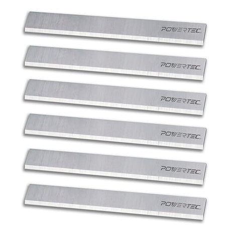 POWERTEC 6-1/8 Inch Jointer Blades for Ridgid JP06000, JP06101, JP0610, Craftsman 21705 Jointer, Replacement for Ridgid AC8600, JE08008, Craftsman POWERTEC