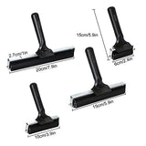 ZOEYES 4 Pack Rubber Brayer Roller, Vinyl Rubber Brayer, Ink Printmaking Roller Tool for Crafting, Painting, Ink Paint Block Stamping, Wallpapers, ZOEYES