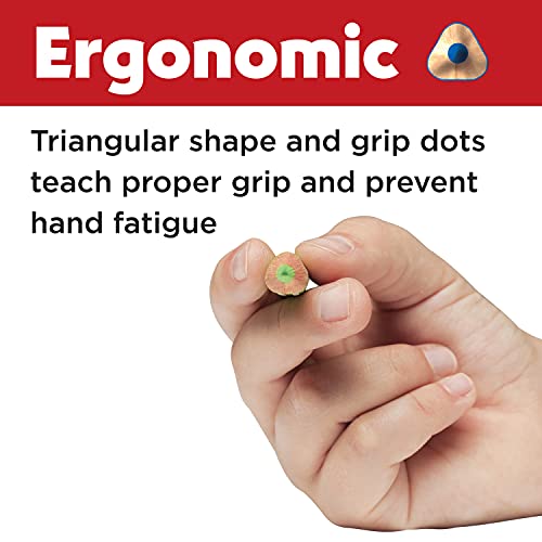 Faber-Castell Grip Colored EcoPencils - 24 Pack Colored Pencils, Pre-Sharpened Faber-Castell