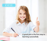 EYEYE Blue Fine Tip Pen, Bullet Tip Liquid Ink Rollerball Pens, 0.7mm Pens Fine point， Free Ink Roller Fine Tip Pens, Blue Ink Liquid Rollering Pens, EYEYE