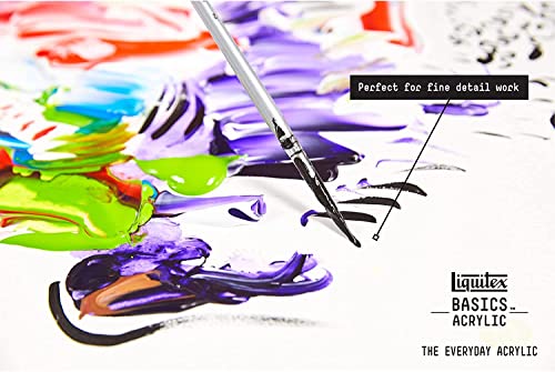 Liquitex BASICS Acrylic Paint Set, 72 x 22ml (0.74-oz) Tube Paint Set Liquitex