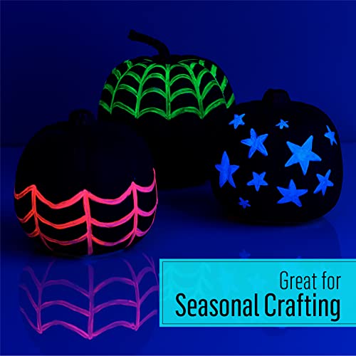 FolkArt Neon Glow Acrylic Paint Set, 2 oz, 8 Fl Oz FolkArt