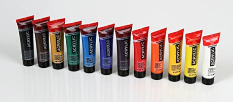 Amsterdam Acrylic Standard Series Paint Set 12x20milliliter Amsterdam