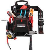 Hultafors Work Gear HT5333 Carpenter's Heavy Duty Suede Nail & Tool Bag, Double-Gusset Front Pocket, Steep Hammer Loop, Tape Measure Clip Hultafors