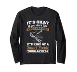 Wood Carving Smart People Thing Woodworking Woodworker Long Sleeve T-Shirt Wood Carving Lumberjack