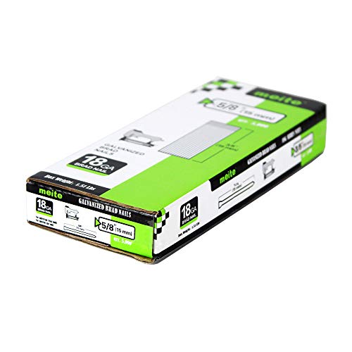 meite F50G Brad Nailer 18 Gauge 3/8-inch to 2-inch Pneumatic Tool with Trigger Safety for Woodworking Projects meite