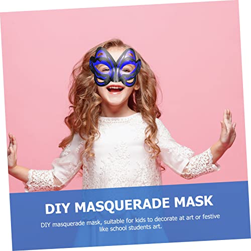 NOLITOY 12 Pcs Cat Face Mask Masks DIY Blank Painting Mask Therian Mask  Unpainted Masquerade Mask Masquerade Mask for Women Costume Supplies  Clothing