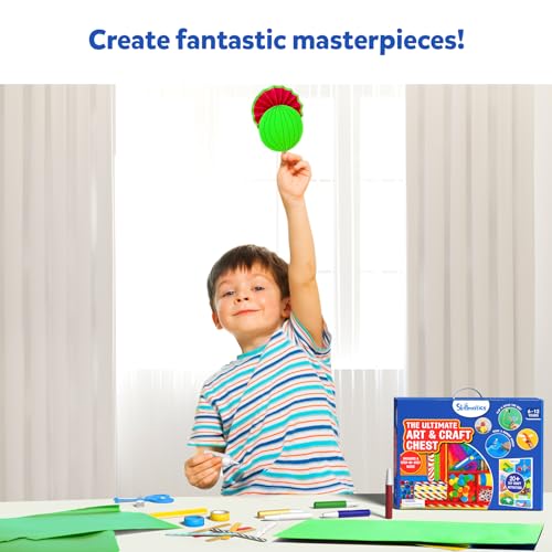 Skillmatics Ultimate Art & Craft Activity Kit, 2000+ Pieces, Art & Craft Supplies, DIY Creative Activity, Step-by-Step Guide, Gifts for Girls & Skillmatics