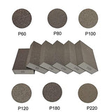 12 Pack Sanding Sponge,Sackorange Coarse/Medium/Fine/Superfine 6 Different Specifications Sanding Blocks Assortment,Washable and Reusable SACKORANGE