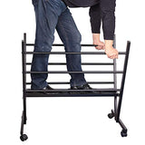 Falling in Art Metal Print Rack, Drying Display, Storage Stand for Artworks, Posters, Prints, Great Assistant for Shows & Galleries, Easy Moving with Falling in Art