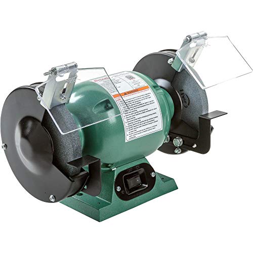 Grizzly Industrial G9717-6" Bench Grinder w/ 1/2" Arbor - WoodArtSupply