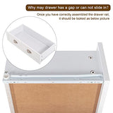 VINGLI 72-Inch White Storage Cabinets with Drawers, Freestanding Pantry Cabinets with Doors and Shelves Adjustable, Wood Farmhouse Kitchen Pantry VINGLI