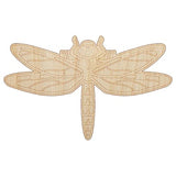 Dazzling Dragonfly Dasher Darner Insect Unfinished Wood Shape Piece Cutout for DIY Craft Projects - 1/4 Inch Thick - 4.70 Inch Size Sniggle Sloth