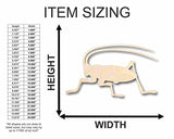 Unfinished Wood Cricket Shape - Insect - Wildlife - Craft - up to 24" DIY 6" / 1/4" 24 Hour Crafts