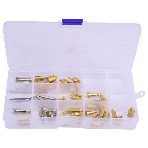 57pcs Wood Burning Pen Tip Wood Burning Tools Tips Set and Stencils (57pcs) Hilitand