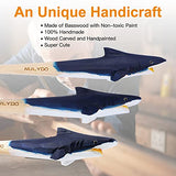 NULYDO 100% Handmade Wood Carved Animal Gel Pen | Shark, Cute Stationary School Supply Office Supply, Fun Pen Novelty Writing Pen, Unique Gift Pen NULYDO