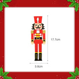 Fennoral 12 Pack Nutcracker Craft Kit for Kids Make You Own Foam Stickers Ornament DIY Christmas Arts and Crafts fo Chirstmas Party Supplies Fennoral