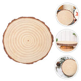 BESPORTBLE Painting Blank Board Unfinished Wood Slices Round Wooden Discs Round Wood Slabs Unfinished Wood Shapes Blank Wood Slice Wood Rounds Wooden BESPORTBLE