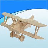 Ipetboom 1Pc Wood Airplane, Model Airplanes Kits Wooden Airplane Creative Craft Puzzles Airplane Models Wood DIY Craft Kit Building Toys for Kids Ipetboom