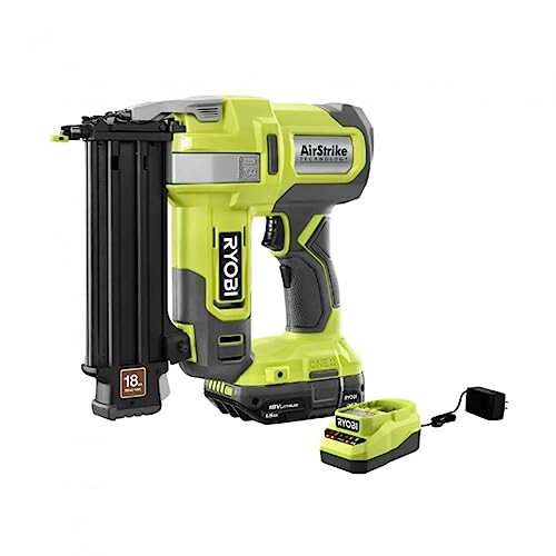 RYOBI 18V ONE+ AirStrike 18GA Brad Nailer Kit (Bulk Packaged) P321K - WoodArtSupply