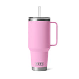 YETI Rambler 42 oz Straw Mug, Vacuum Insulated, Stainless Steel, Power Pink YETI