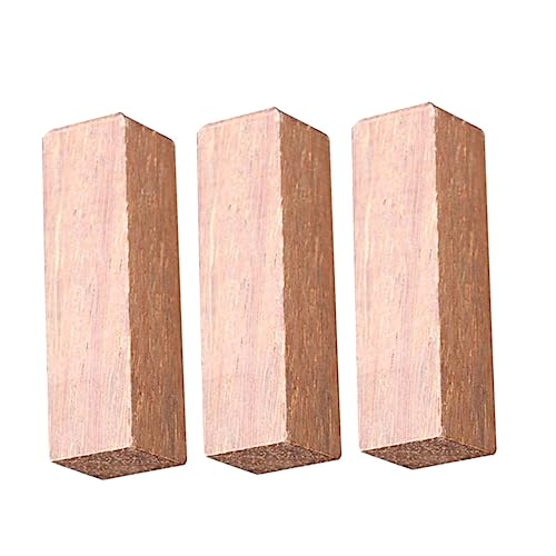 VILLCASE 3pcs Engraving Material Beginners Carving Blocks Carving Blocks Craft Basswood Carving Blocks Unfinished Wooden Cubes t Tool Wood Tools Wood VILLCASE