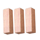 VILLCASE 3pcs Engraving Material Beginners Carving Blocks Carving Blocks Craft Basswood Carving Blocks Unfinished Wooden Cubes t Tool Wood Tools Wood VILLCASE