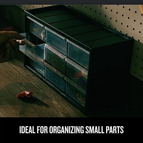 Craftsman Plastic Storage Organizer Bin System, 9 Compartment, Modular, Home Office Craftsman