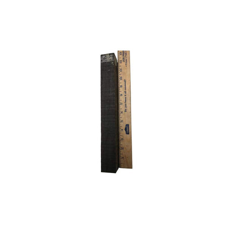 Exotic Gaboon Ebony Pool Cue Wood Blanks, Suitable Square Turning Blanks for Gun and Knife Scales (1-1/2" x 1-1/2" x 12") Exotic Wood Zone