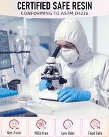 Smallbudi Epoxy Resin Kit 1 Gallon - Crystal Clear Epoxy Resin Not Yellowing & Bubbles Free Non-Toxic Resin Supplies for Casting Coating Art DIY Smallbudi