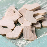 Unfinished Wood Mini Christmas Stocking Cutouts Pack of 30 by Factory Direct Craft - Made in The USA for Christmas Decorating, Crafts and DIY Factory Direct Craft