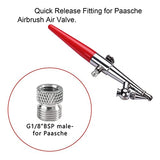 HUBEST Multi-Size Airbrush Adapter Set Air Brush Fitting Connector Kit Airbrush Accessories for Air Compressor, Badger Paasche Aztec Airbrush HUBEST