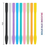 9PCS Colored Silicone Stir Sticks, Gartful Reusable Epoxy Resin Stir Sticks, for Resin Mixing, Paint, Making Glitter Tumblers Cups, Arts, Crafts, Gartful