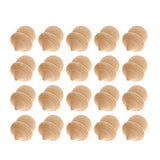 Healifty 20pcs Acorn Charms Unfinished Acorn Wooden Acorn Craft Wood Doll Bodies DIY Acorn Crafts DIY Crafts Real Driftwood Sensory Wooden peg Healifty