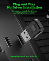 AOJAKI Bluetooth Adapter for PS4/ PS5/ Switch Pro Controller PS4 Controller Adapter for PC/Android TV Box/Tesla/Steam, Compatible with Official PS4/ AOJAKI