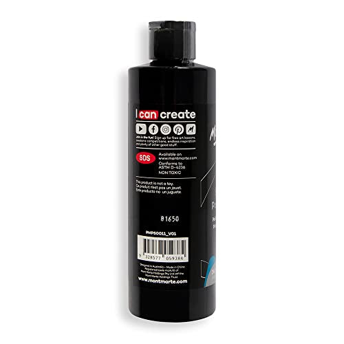 MONT MARTE SuperCell Pouring Paint 240ml - Lamp Black MONT MARTE