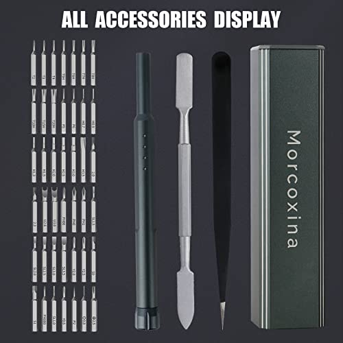 Morcoxina Precision Screwdriver Set, 46 in 1 Mini Screwdriver, Screwdriver Bit Sets, Multifunction Precision Screwdriver Kit, Repair Tool Kit for Morcoxina