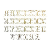 Wooden Letter 12" Blank A Vine Monogram Font NEXTCraft
