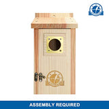 SISTERBIRD Bird Houses for Outside Clearance with Copper Guard, Cedar Bird House Outdoor, Bluebird Finch Swallow Wren Chickadee SISTERBIRD