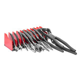 Ernst Manufacturing Plier Pro Premium No-Slip Plier Organizer, Holds 10-Tools of Any Size, Rubber Base Keeps Tools in Place (Model 5500), Red Ernst Manufacturing