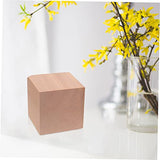 Kisangel 8 pcs Blocks Unfinished Wood dice Solid Cube Wood Block Blank Wood Squares Unfinished Pine Cubes Natural Wood Squares Blank Wood dice Kisangel