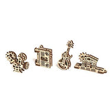 UGEARS U-Fidgets-Tribiks for Self - Assembling, Anti-Stress Mechanical Model -Creaition UGEARS