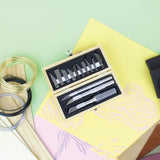 Excel Blades 44283 Craftsman Hobby Knife Set, Precision Cutting Tool Set, Craft Knife Set Includes Assortment of Light Duty to Heavy Duty Handles and Excel Blades