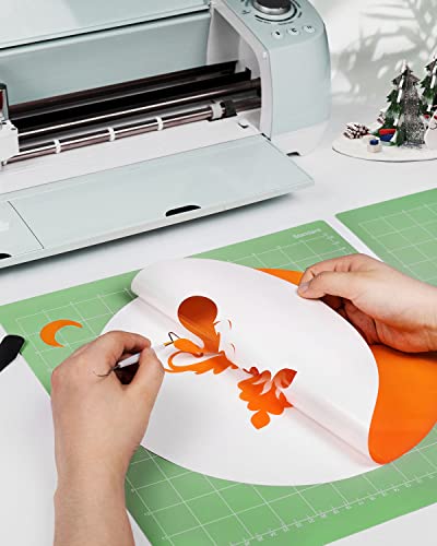 Gwybkq Cutting Mat for Cricut Maker 3/Maker/Explore 3/Air 2/Air/One 12 Pack 12x12 Cut Mats Replacement Accessories Adhesive Sticky Green Cricket Gwybkq