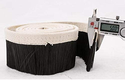 Flexible Nylon Strip Brush for Brush Vacuum Cleaner Engraving Machine Dust Cover CNC Router Spindle Motor (4 meter) - WoodArtSupply