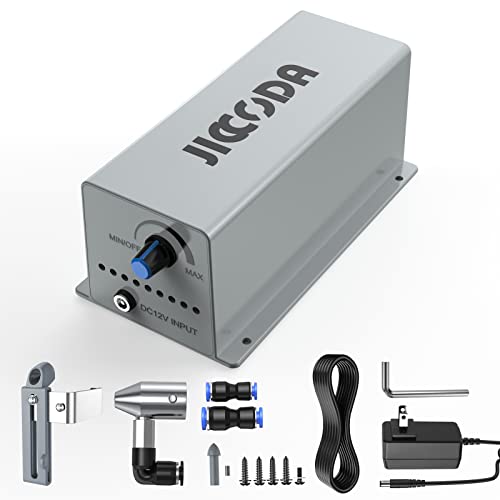 JICCODA Air Assist for Laser Cutter and Engraver,16L/Min Air Output,Laser Air Assist Engraver for Wood and Metal,Air Pump Accessories Air Nozzle for JICCODA