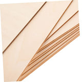 Anneome 10pcs Hand Painted Wood Panel Bamboo Fitted Sheet Wooden Signs Natural Wood Slices DIY Wooden Plank Blank Unfinished Basswood Sheets Basswood Anneome