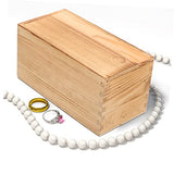 VILLCASE 3pcs Box Pull Out Wooden Box Wood Boxes for Crafts Kitchen Drawer Storage Organizer Wooden Boxes Unfinished Treasure Chest Wood Crates VILLCASE