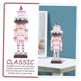 CIMAXIC Nutcracker Puppets Traditional Wooden Nutcracker Wooden Nutcracker Ornaments Christmas Table Decorations Nutcracker Soldier Ornament CIMAXIC